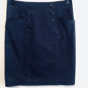 Navy Sailor Front Skirt